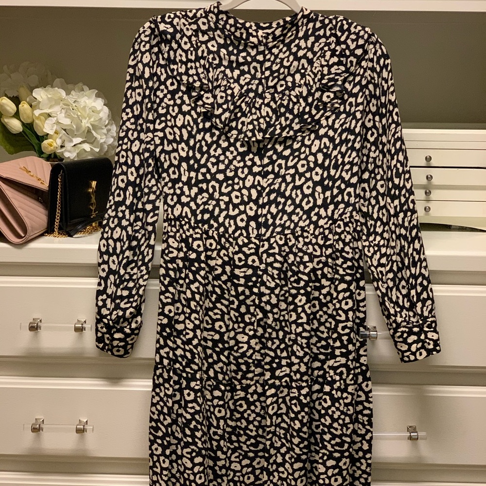 Zara leopard dress